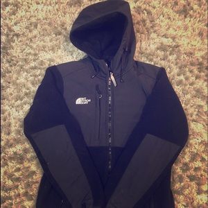 Black Denali North face with hood